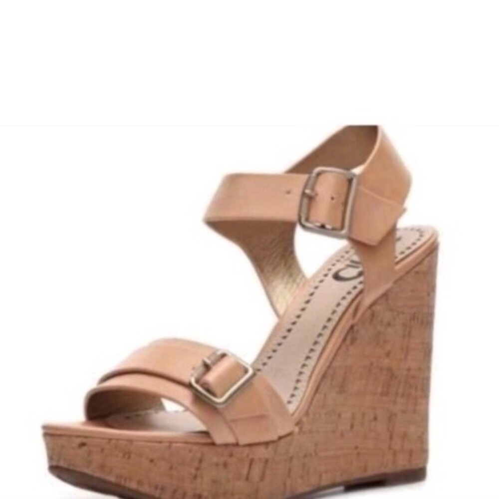 Circus by Sam Edelman Sawyer Wedge Beige Size 9